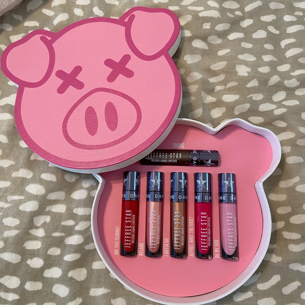 SHANE DAWSON X JEFFREE STAR PIG BUNDLE LIPSTICKS